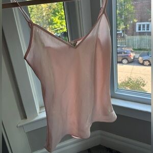 Pink Satin Cami Top